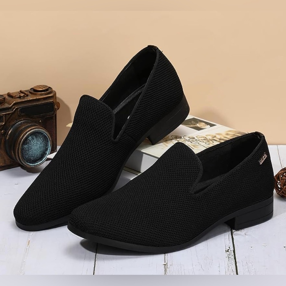 Mens Dress Loafers Tuxedo Suit Slip on Shoes